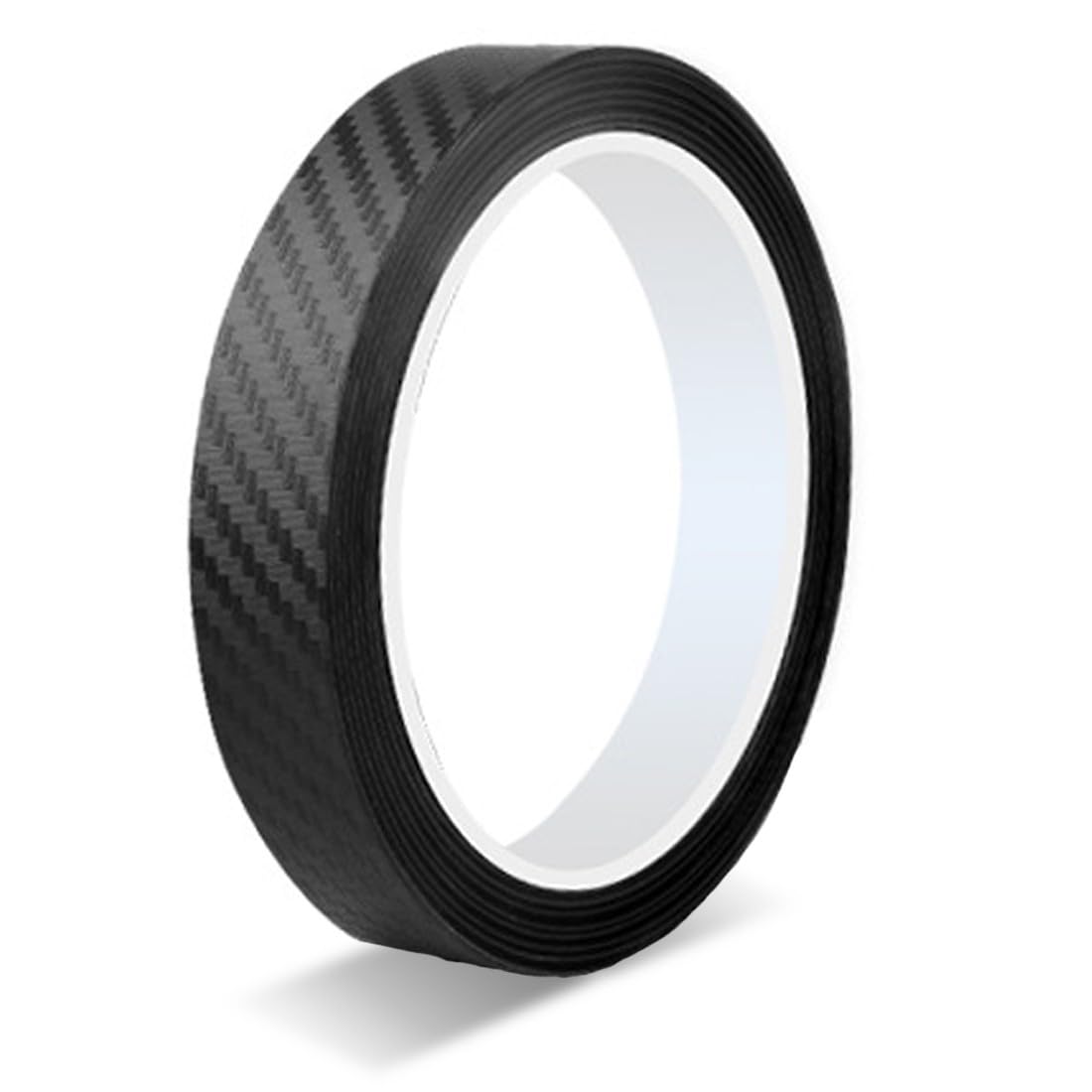 Striscia autoadesiva decorativa 5m auto moto barca modellismo 20mm effetto Carbonio proteggi bordo porta