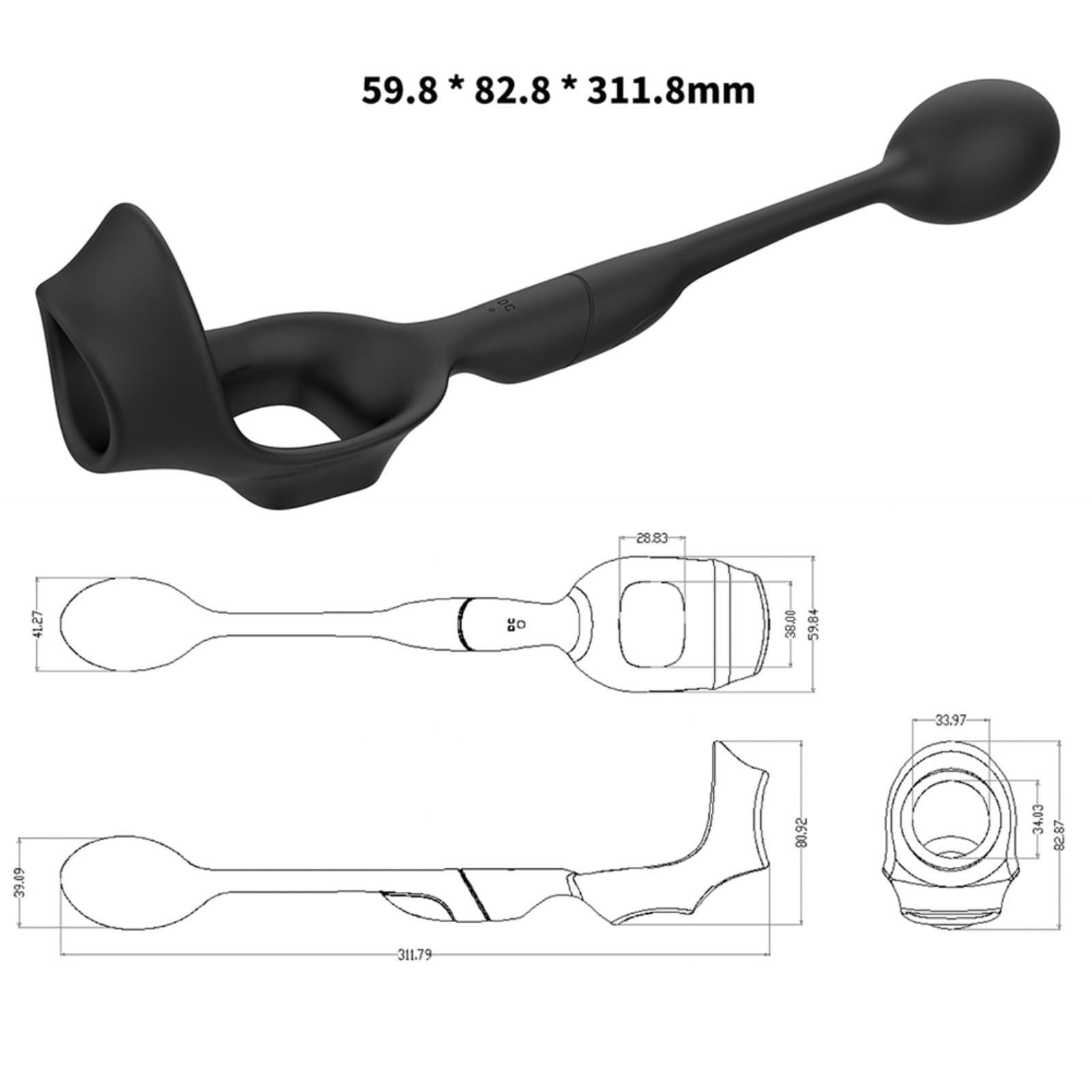 Vibratore Vibratore Indossabile Plug anale 10 Frequenza Anello del pene Vibratori Donne G Spot Masturbatore Giocattoli del sesso Per Uomini Massaggio prostatico Dildo