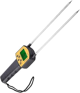 Medidor digital de umidade, com um alto-falante, analisador de umidade, luz de fundo, medidor de umidade de grãos para arroz e amendoim para soja