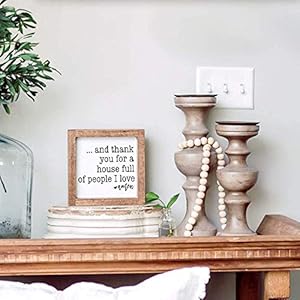 Rustictorchedwoodsmallboxsignforhomedecorfreestandingthankyousignforkitchensquarewoodblocksigntabledecor6x6x157 Urban Country Home Decor Rustic torched wood small box sign for home decorfreestanding thank you sign for kitchensquare wood block sign table decor6 x 6 x 157 urban country home decor