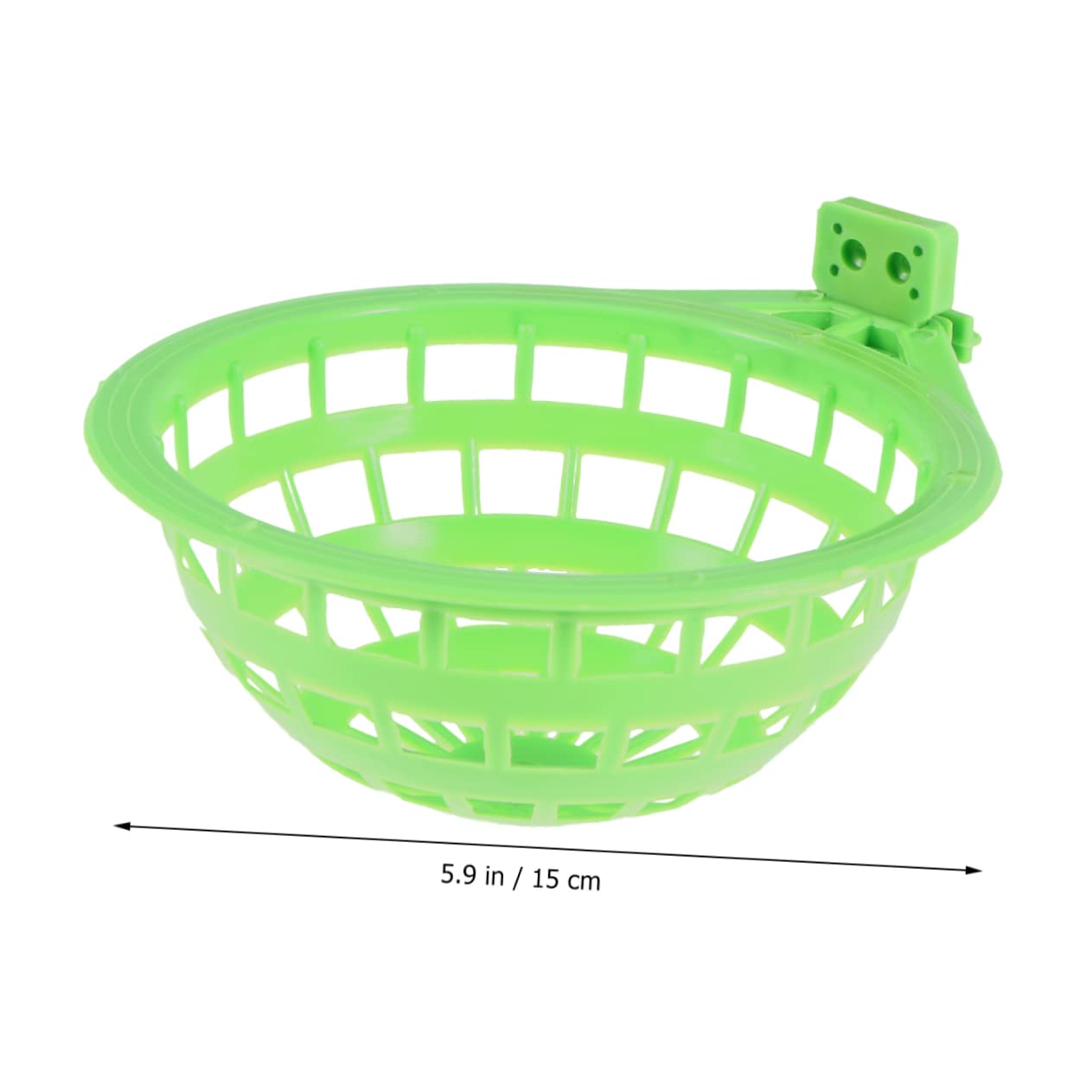 BESPORTBLE 9pezzi Nido per Uccelli Plastica Verde Nido Vuoto per Pappagalli e Piccoli Uccelli Accessori per Animali Domestici Posto per Riposo e Relax