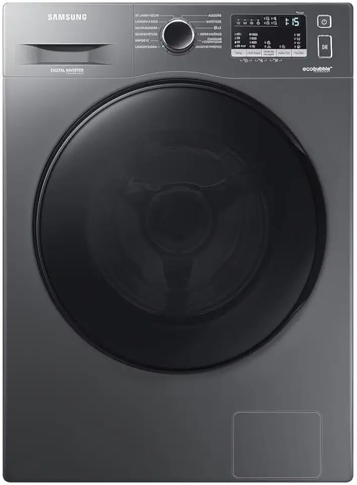 Lava e Seca Samsung 11kg Inverter 3 em 1 Água Fria WD11A4453BX
