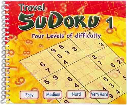 Sudoku – Libro de sudokus para viaje, 4 niveles