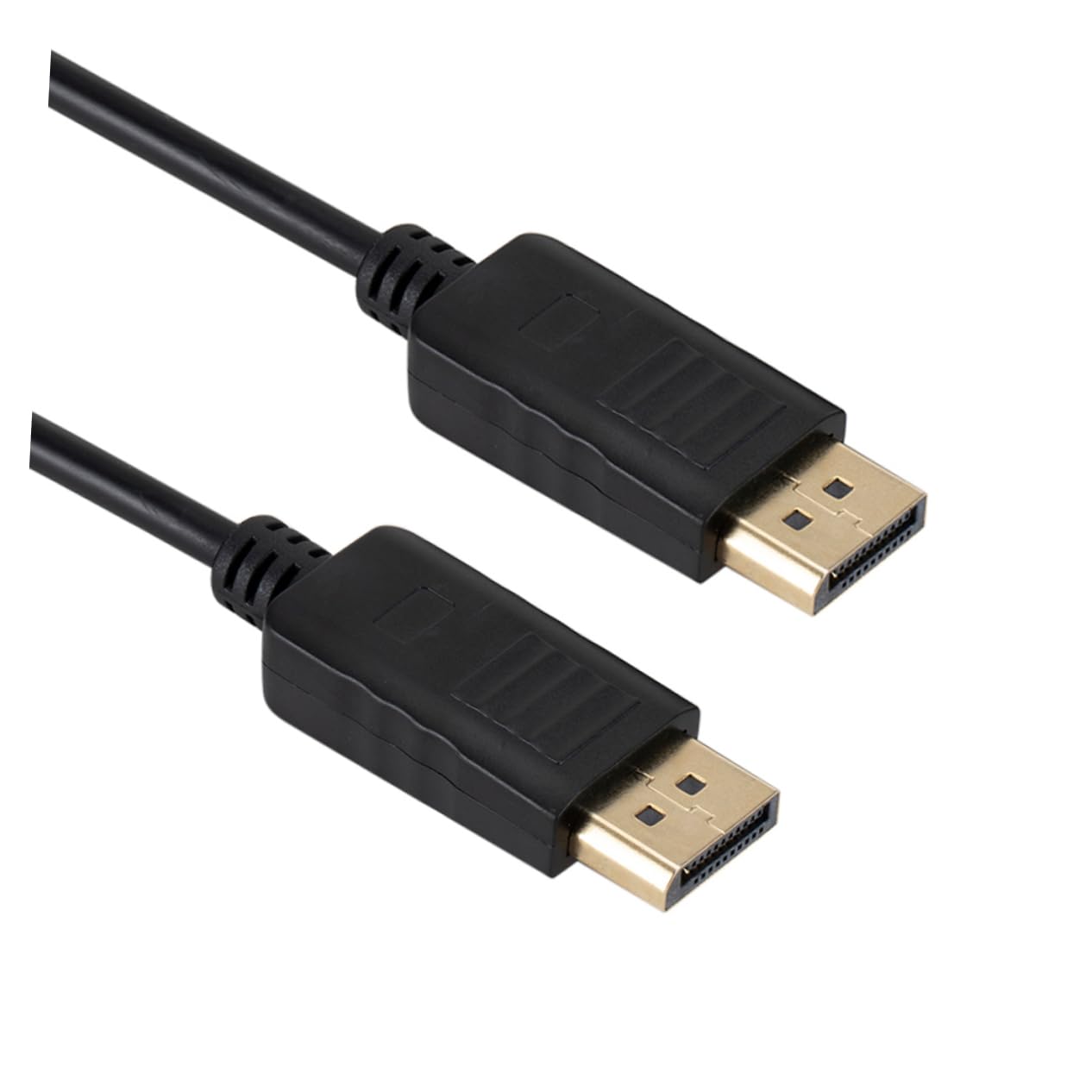 Mipcase 2pcs 1.8m Long Displayport Cable to Nickel-Plated for Pc Laptop HDTV Connectivity