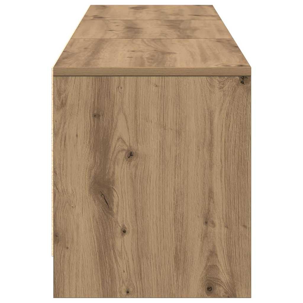 Madera resistente con luces LED ajustables modelo práctico Marrón 165x34x40