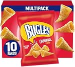 Bugles Crispy Corn Snacks, Arôme original, Sac à snack, 8.75 oz 10 Sacs