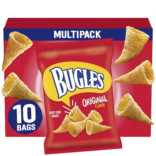 Bugles Original Crispy Corn Snacks Snack Bags Multipack 10 Ct 8.75 oz