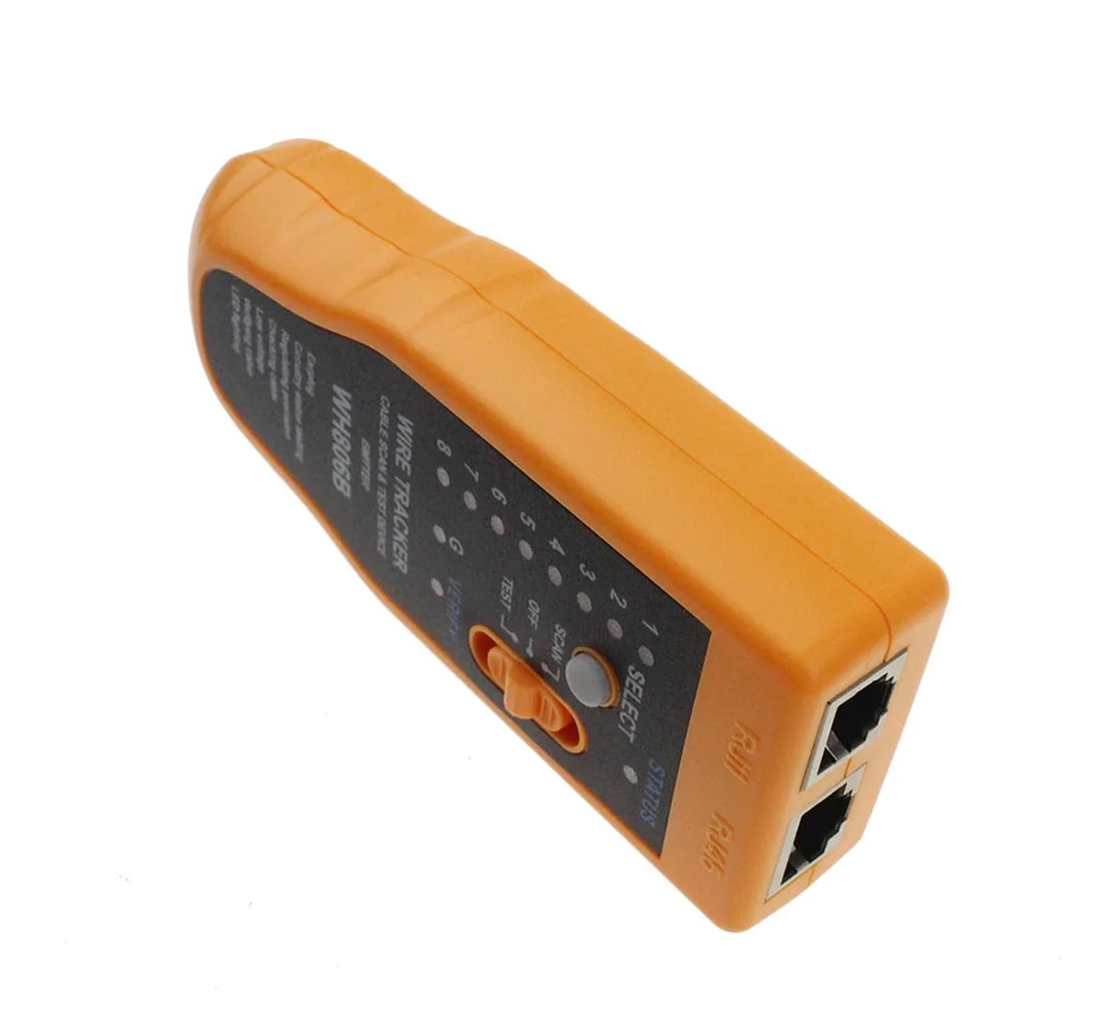 Tester for cavi di rete, localizzatore telefonici for Cat5 Cat5E Cat6 RJ45 RJ11, test ricerca linee elettriche Prove di trasmissione