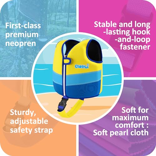 Image of Toddler Swim Vest, Neoprene Trainer with Adjustable Straps and Crotch Strap