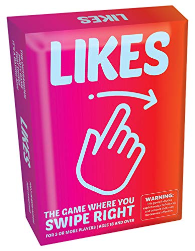 Likes Card Game by Outset Media - The Game Where You Swipe Right - Create Hilarious Dating Profiles - Ages 18 and Up