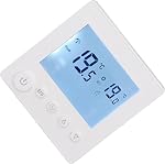 Smart Thermostat, 16A LCD Display Non Programmable Thermostat for Home, Digital Thermostat with NTC Temperature Sensor, Smart Home Thermostat 2 Wire Thermostat Heat