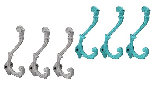 Wall Hooks, Cast Iron, Rustic Chic Shabby Vintage Style, Farmhouse