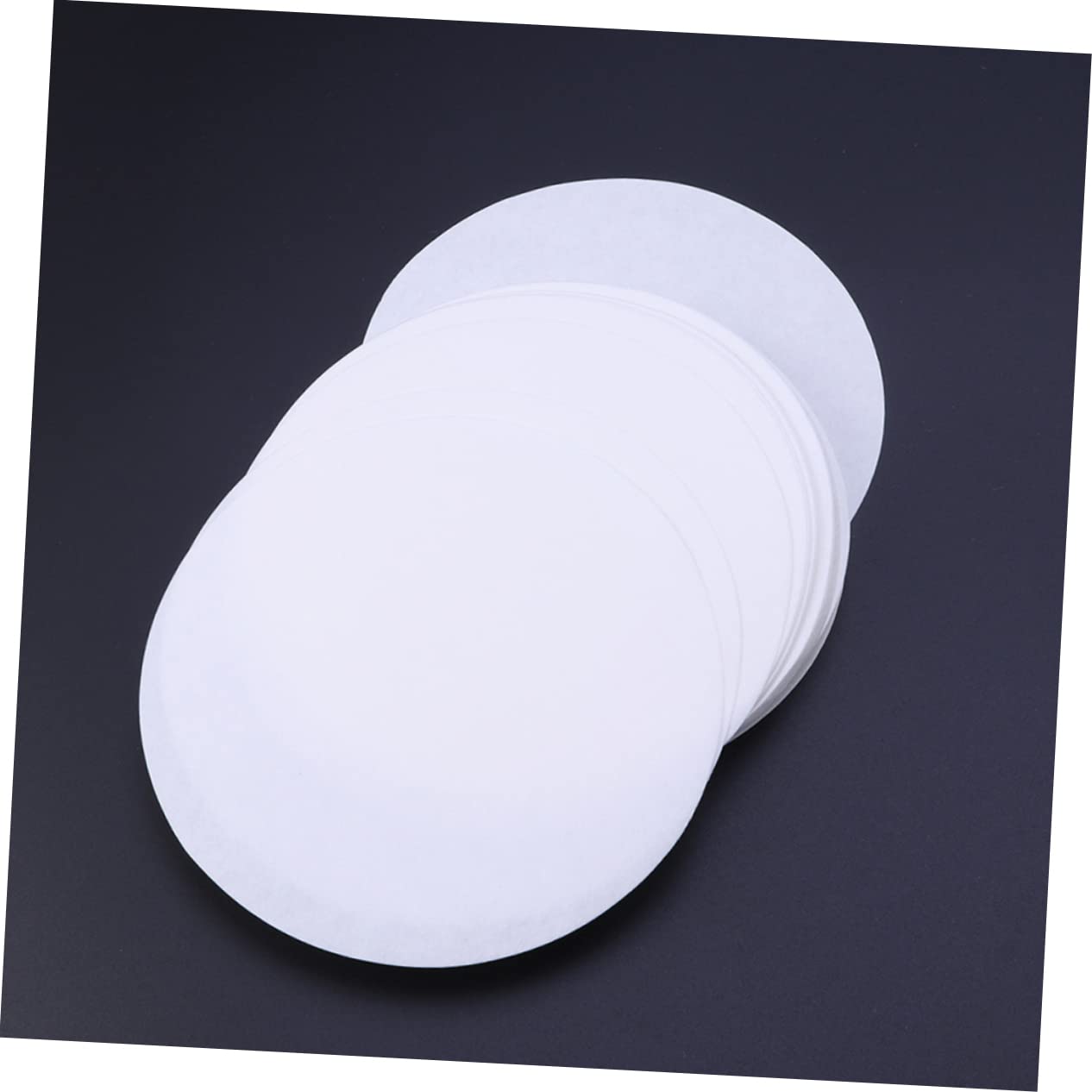 Papel de Filtro Cualitativo de Caudal Medio 15cm 3 Cajas Blanco | Análisis en Laboratorio Escolar, Retención de Partículas, Formato 15x15x0, 01 Cm