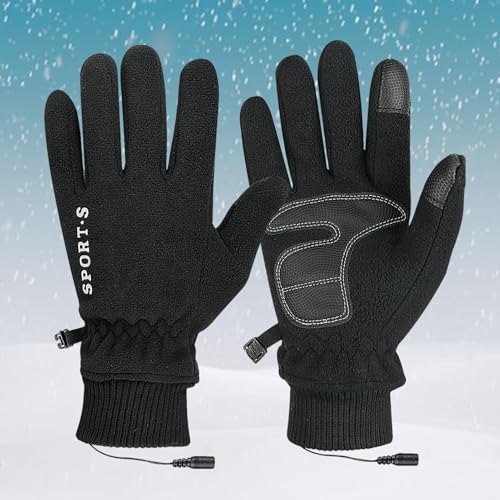 Gants chauffants électriques USB imperméables running et gants de protection froid tactile - 3