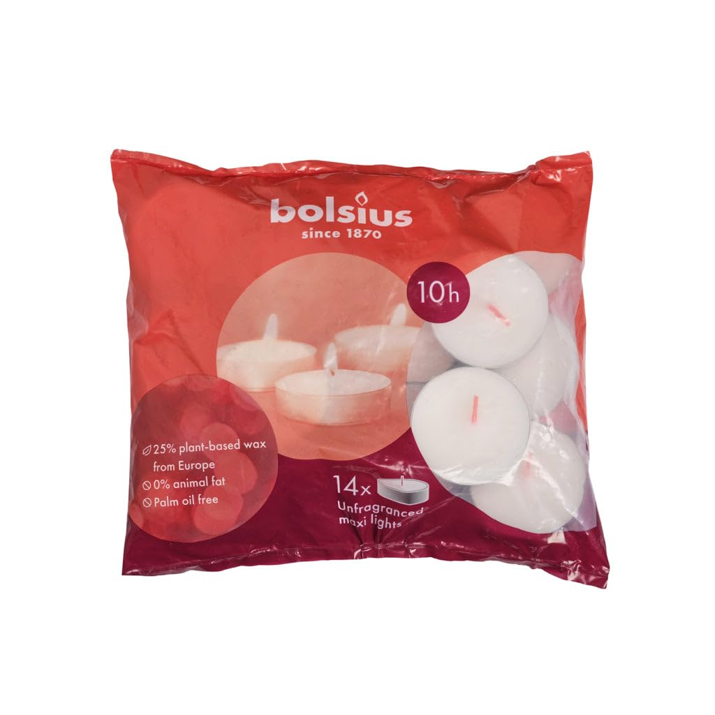 Bolsius - Grootverpakking Waxinelichtjes - 240 Stuks   Theelichtjes   Wit   6 Branduren   Duurzamere Theelichten 858657571
