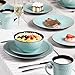 vancasso serie Pluvo Vajillas de 16 Piezas para 4 Personas Vajilla de Cerámica con Tazas Tazones y Platos de Postre Imagen de vancasso serie Pluvo Vajillas de 16 Piezas para 4 Personas Vajilla de Cerámica con Tazas Tazones y Platos de Postre