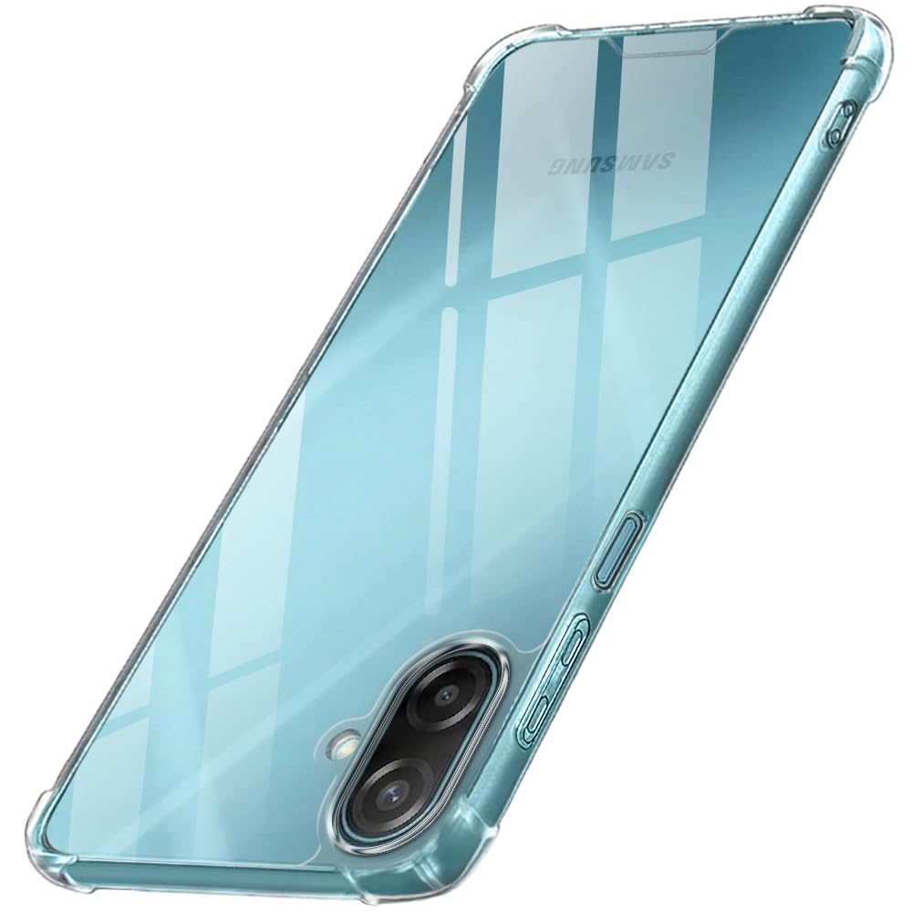 TheGiftKart Back Cover Case for Samsung Galaxy M17e 5G / M07 / A07 / F07 / F70e / A07 5G | Shockproof Crystal Clear Hard Back | Hybrid Design | 360 Degree Protection (PC & TPU, Transparent Bumper)