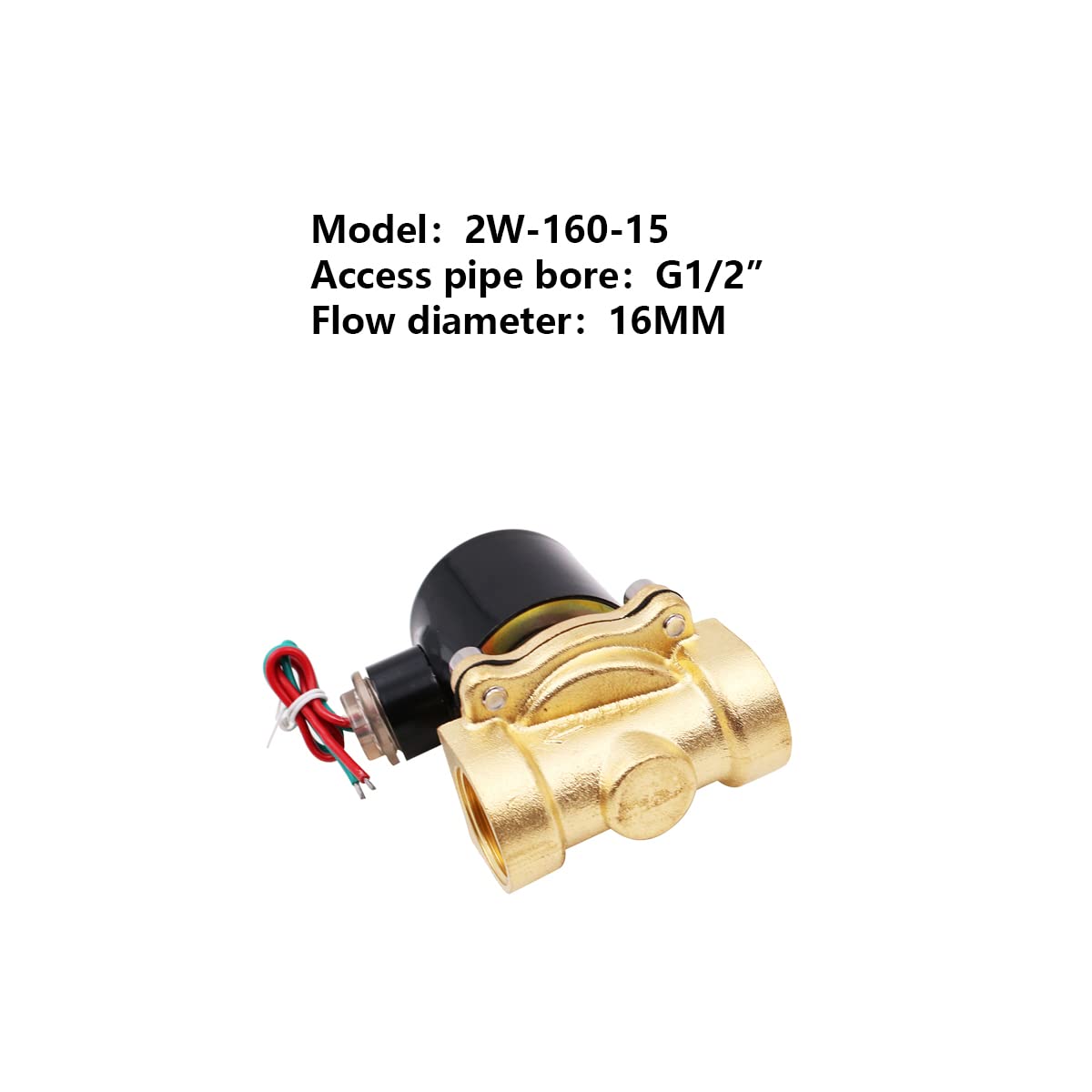 1/2-2 Pilot Membraan magneetventiel DN15-DN50 roestvrijstalen magneetventiel DC12V 24V AC110V