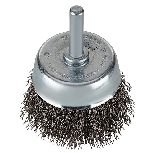 Brosse coupelle 75x20 accessoire meuleuse pour decapage de rouille - 2