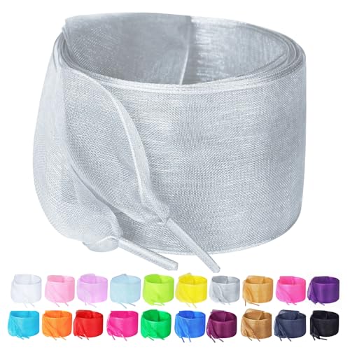 Lacets en ruban transparent de 4 cm en tulle premium pour sneakers