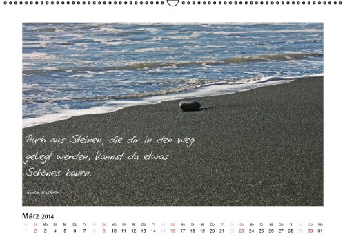 Weisheiten über das Leben (Wandkalender 2014 DIN A2 quer): Weisheiten über das Leben und Fotografie vereint (Monatskalender, 14 Seiten)