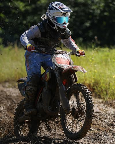 Image of Kids Youth Dirt Bike Goggles-Motocross & ATV Riding Goggles for Women Youth,UV400 Anti-Slip Strap,MTB,UTV,OTG,MX Gear