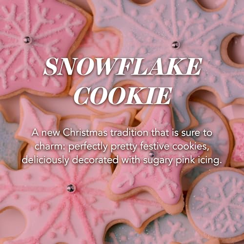 Image of YANKEE CANDLE Snowflake Cookie Large Jar Candle, Pink