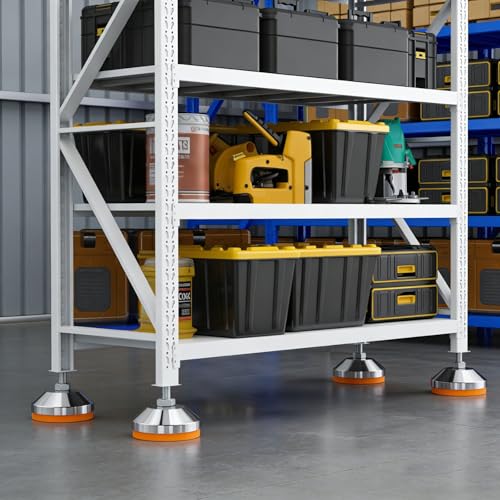 Niveleurs de machine M8 avec base 6 cm et pieds de nivellement en acier - 5