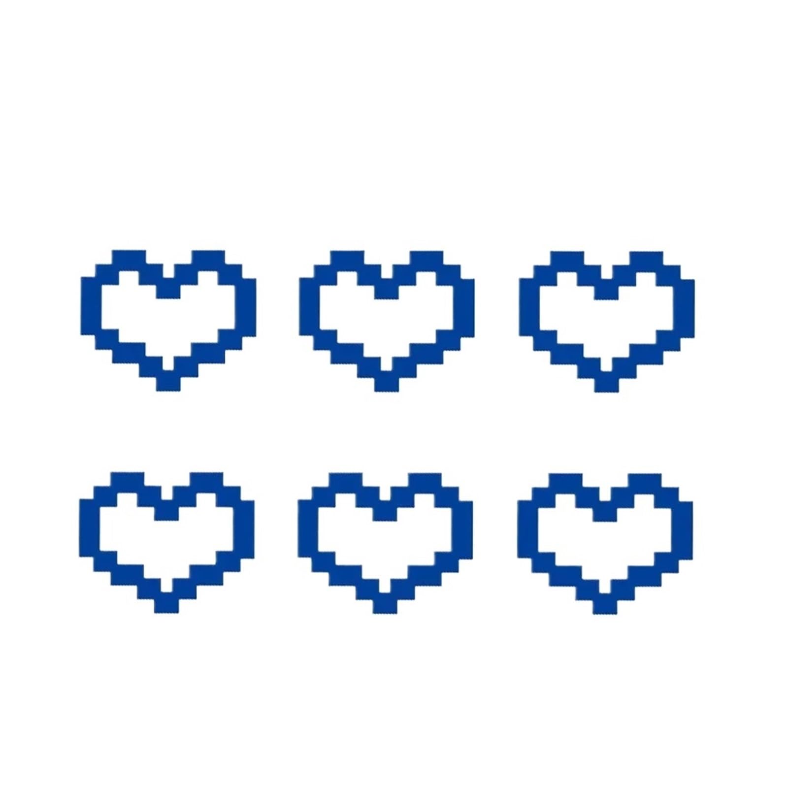 ZUXWUX Car Decal Heart Sticker for Car Laptop Window Motorcycle Decal Love Stickers(Color6)
