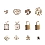 BIL-YOPIN Bling Shoe Charms Jewelry Diamond Shoe Decoration Fashion Crystal Shoe Charms for Women Girls Party Favors Birthday Gifts…