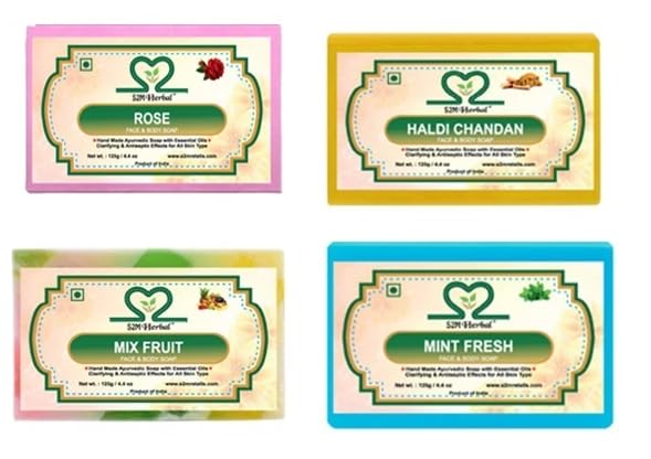 Image of Handmade Soap Combo-12 (4 x 125 g)