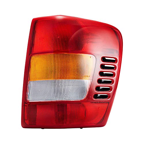 HEADLIGHTSDEPOT Tail Light Compatible With Jeep Grand Cherokee 1999-2002 Includes Right Passenger Side Tail Light