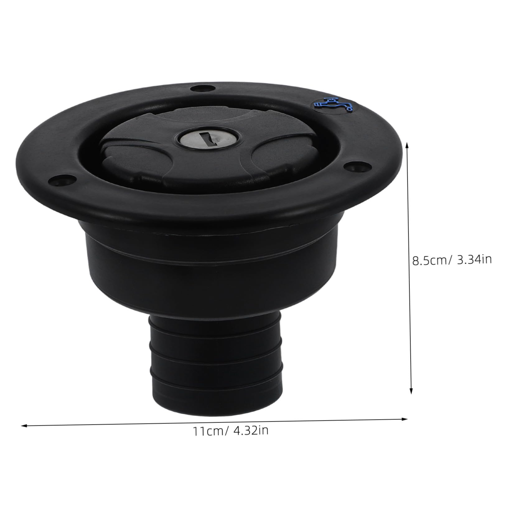 Tapa De Llenado De Agua Para Rv Diseño Abs Resistente, Entrada De Agua Dulce Para Remolques De Camping, Reemplazo Práctico Para Autocaravanas y Caravanas