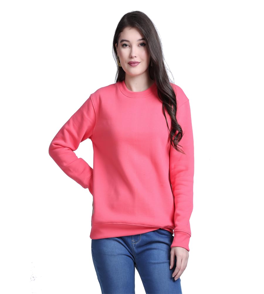 spunn Women's Fleece Round Neck Full Sleeve Sweatshirt.-picture-29
