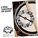 Parliky Cymbal Tambourine Drum Set Hi-hat Bell Smooth Edges Easy to Place and Remove