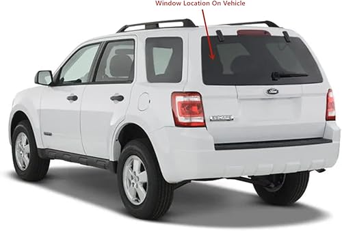 Miniatura 4 de Vidrio trasero con calefacción para ventana trasera compatible con modelos Ford EscapeMercury MarinerMazda Tribute 2008-2012