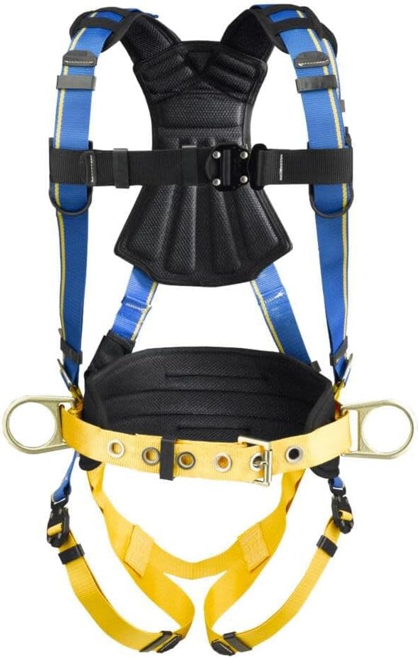 Werner H133104 Blue Armor 2000 Construction Harness, Quick Connect Legs (XL)