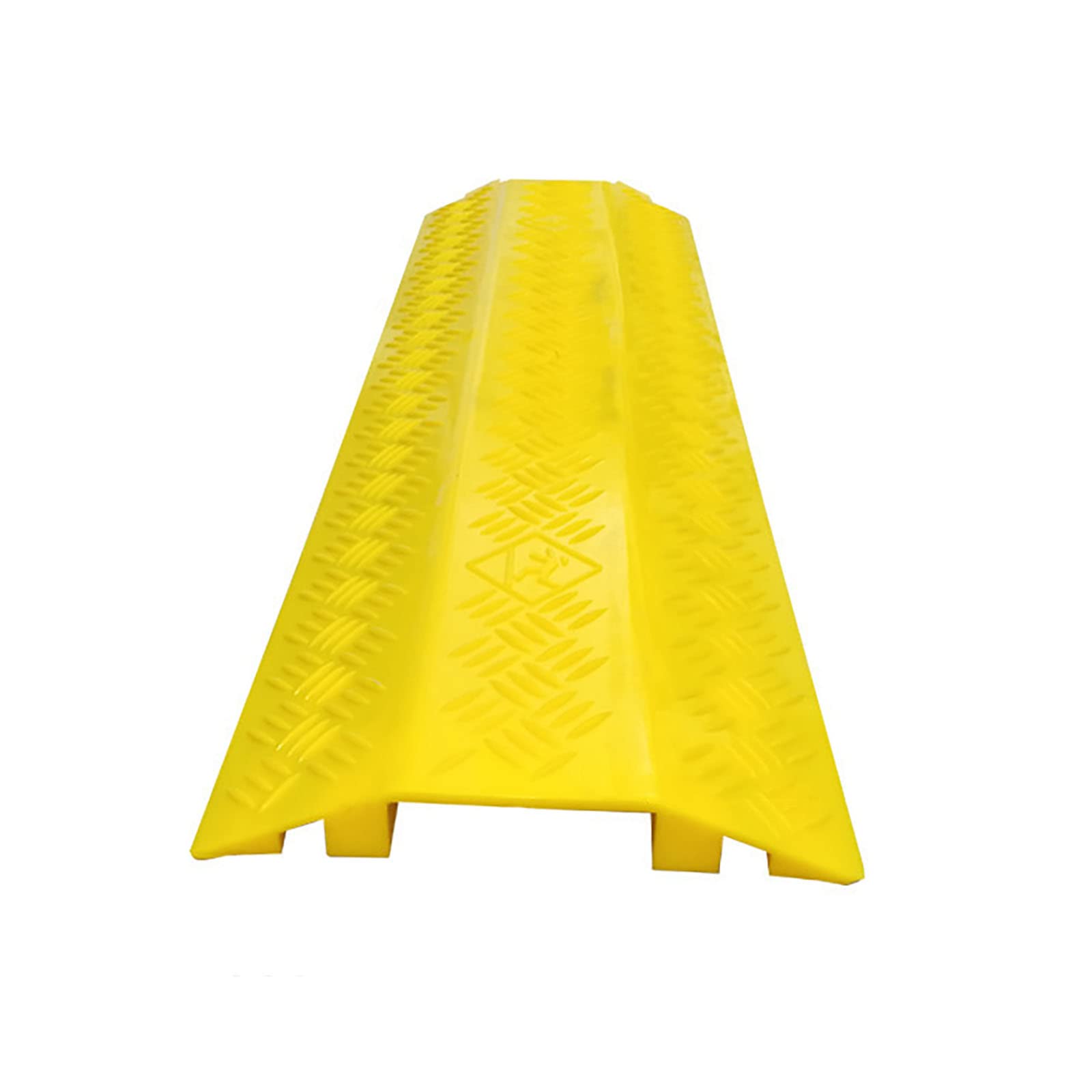 Boden Kabelbrücke, PVC Fussboden Kabelkanal Bodenkabelbrücke Stolperschutz, Brücke Rampe Protector Für Haus Büro, Verhindern Reisegefahr(Size:1000x250x38mm,Color:gelb)