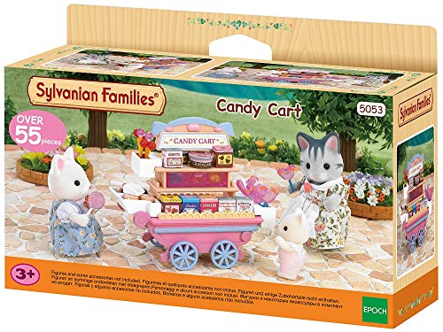 Preisvergleich Produktbild Sylvanian Families 5053 Bonbonwagen "Zuckerfreuden" - Puppenhaus Spielset