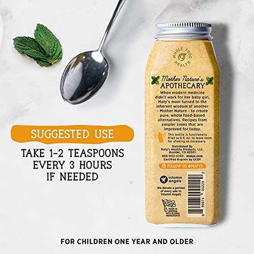 Maty's Organic Children's Cough Syrup, Made With Organic Honey, Lemon & Cinnamon - 6 Fl Oz. #TOP5