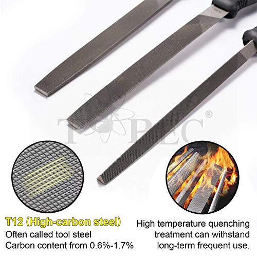 Topec-18Pcs-File-Set-Round-and-Flat-File-Kits-are-Made-of-High-Carbon-Steel-Ideal-Wooden-Hand-Tool-for-Woodwork-Metal-Model-Hobby-Applications Topec-18Pcs-File-Set-Round-and-Flat-File-Kits-are-Made-of-High-Carbon-Steel-Ideal-Wooden-Hand-Tool-for-Woodwork-Metal-Model-Hobby-Applications