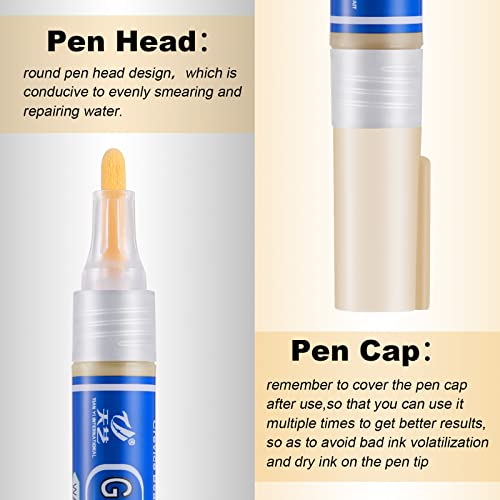 5 Stück Beige Fugenstift，Fugenmörtel Fliesen Stift Fugen Stift Wasserfest，fliesen Fugen Reparatur Mit Ersatzspitze，fugenstift Beige Wasserfest Fliesen Für Wiederherstellung Wand Boden Badezimmer