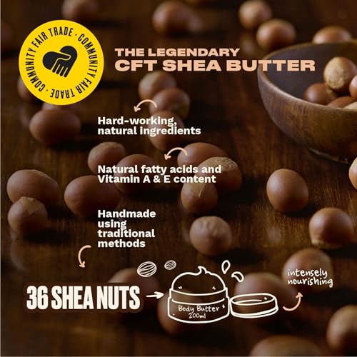 The Body Shop Shea Body Butter – Hydrating & Moisturizing Skincare for Very Dry Skin – Vegan – 6.4 oz