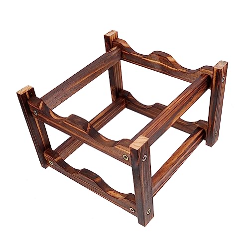 Soporte para botellas de vino de madera STOBAZA miniatura 1