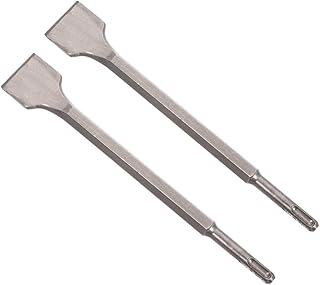 jojofuny 2pcs Air Hammer Chisel Bit Concrete Drill Bit Jack Hammer Bits Porcelain Tile Drill Bits Widen Flat Chipper Drills Electric Hammer Chisel Electric Drill Component