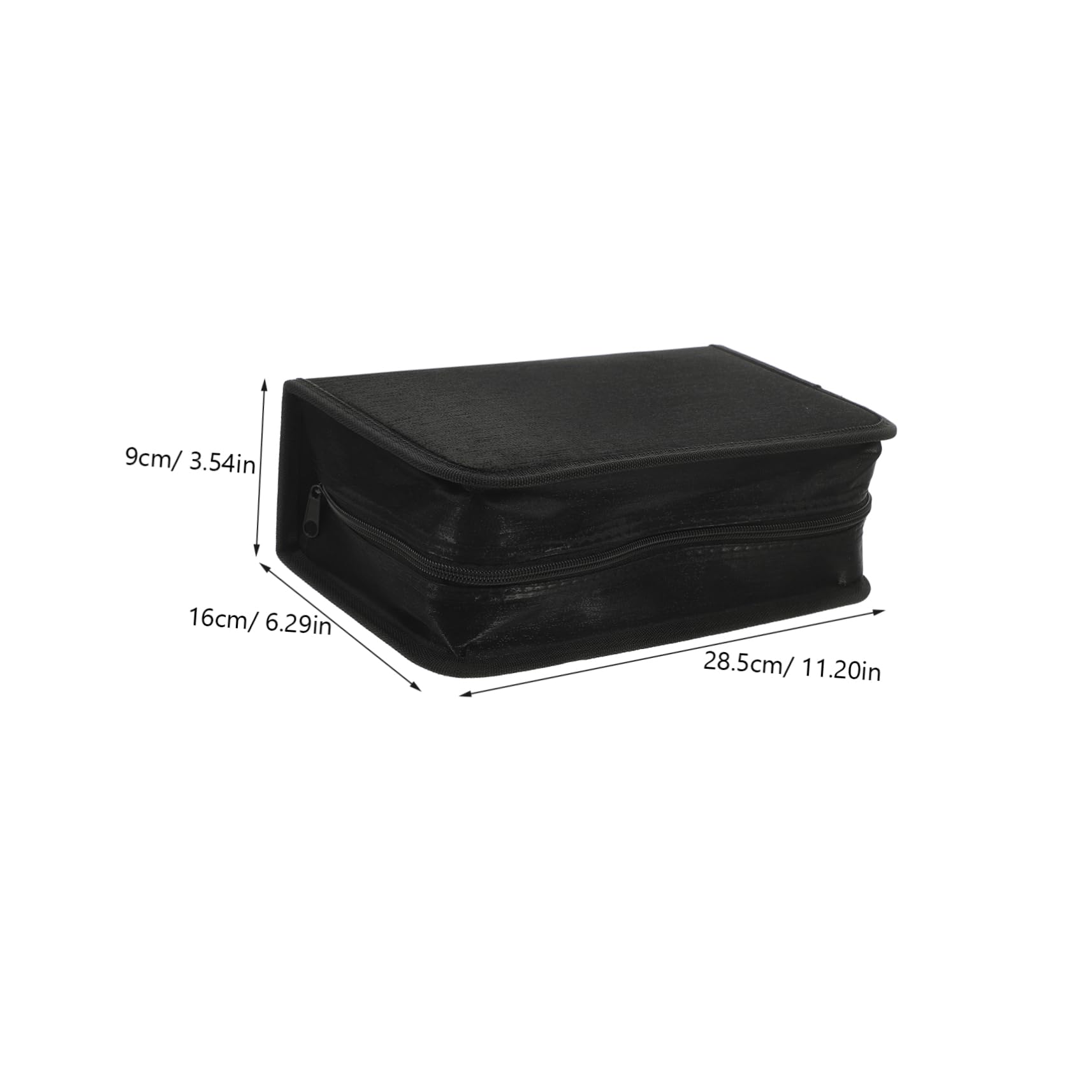 ULTECHNOVO 3pezzi Custodia Per Cd e Dvd Organizer Portatile Capacità Design Elegante e Compatto Protezione Da Graffi Perfetta Per Casa e Viaggi
