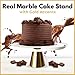 Real Marble Cake Stand by Balin Designs - White Marble 9