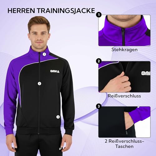 Veste de survêtement pour homme Optima stretch stretch coupe-vent - 4