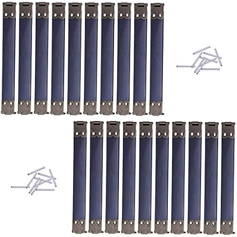 20 Pcs 10cm Metal Internal Flex Frame Kiss Clasp Bag Kiss Clasp DIY Craft Handbag Accessories for DIY Craft Handbag Purse Wallet Sewing Making Cover