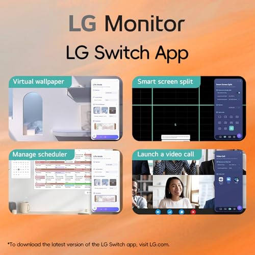 Image of LG 32 inch QHD (2560 x 1440) IPS Computer Monitor, 100Hz, 5ms, HDR10, 99% sRGB, Dynamic Action Sync, Contrast Ratio 1000:1, Reader Mode, Flicker Safe, HDMI, USB Type-C, Tilt Adjustment